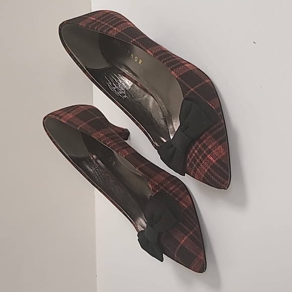 Metaphor Shoes - Metaphor Heeled Plaid Shoes